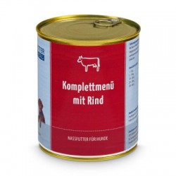 Menü mit Rind (Nassfutter)