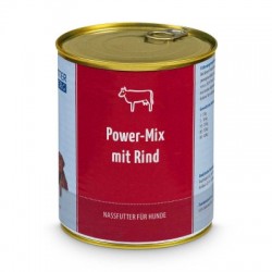 Nassfutter Power-Mix mit Rind