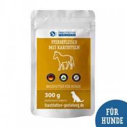 Nassfutter mit Pferd und...